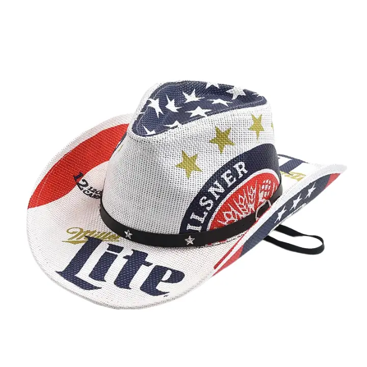 Pilsner Lite Straw Cowboy Hat