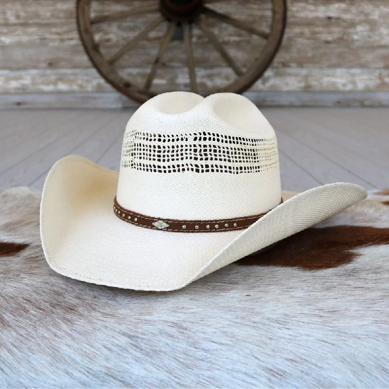 Resistol Vented Straw Cowboy Hat - Travis