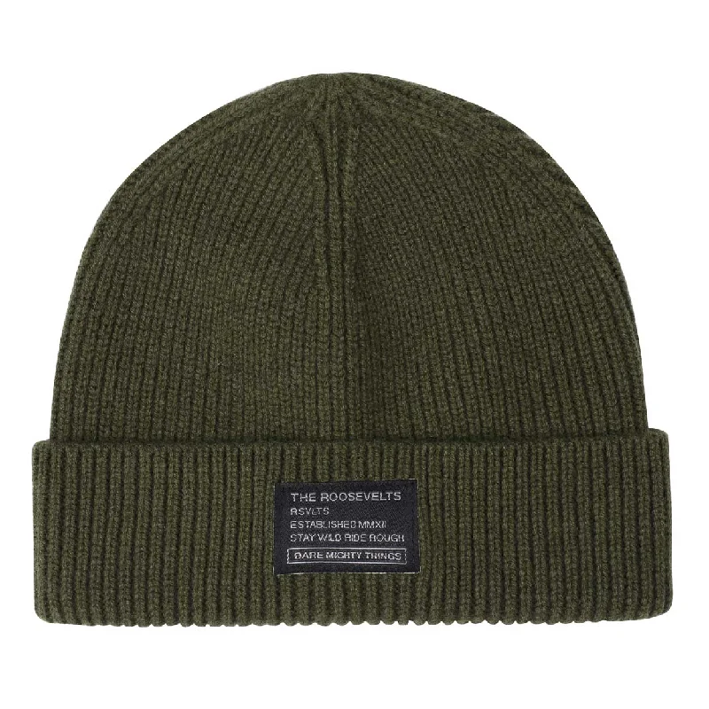 Merino Wool RSVLTS Olive Beanie