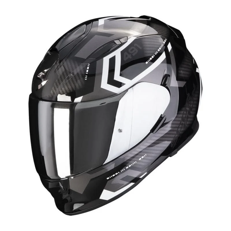 Scorpion EXO 491 Spin Full Face Helmet Black / White