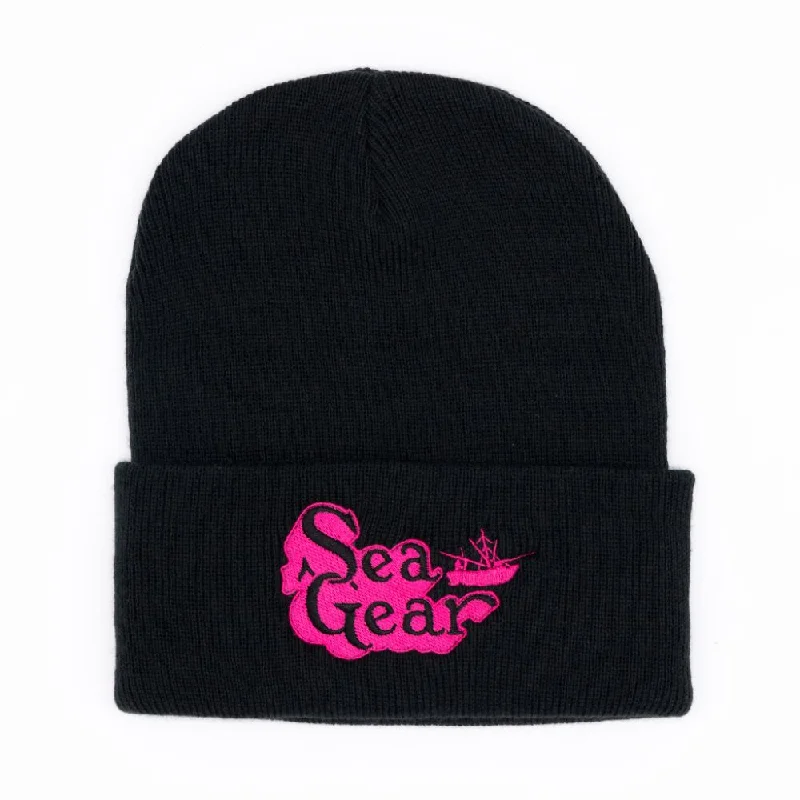 Black w/ Pink Stitching