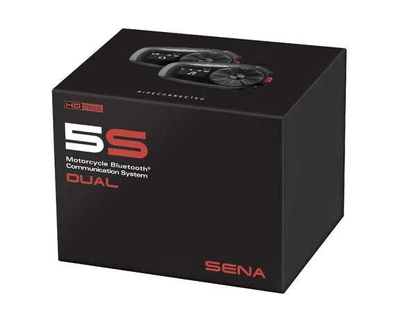 Sena 5S DUAL with HD Speakers, no FM Radio, no Voice Commands