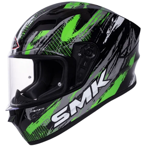 SMK Stellar Meteorite Graphic Gloss Black Green GL286