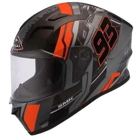 SMK Stellar Swank 93 Gloss Full Face Helmet GLDA672