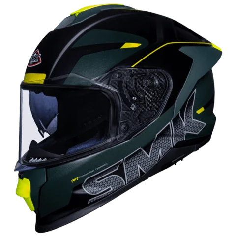 SMK Titan Firefly MA284 Matt Black Green Yellow