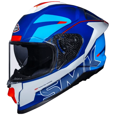 SMK Titan Firefly GL513 Gloss White Blue Red