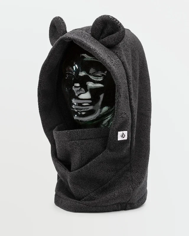 Kids Snow Creature Hood Thingy - Black