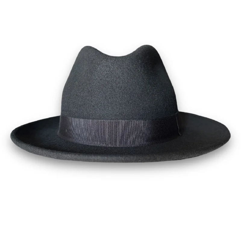 THE FLAMEKEEPERS HAT CLUB TORCIA BLACK FEDORA