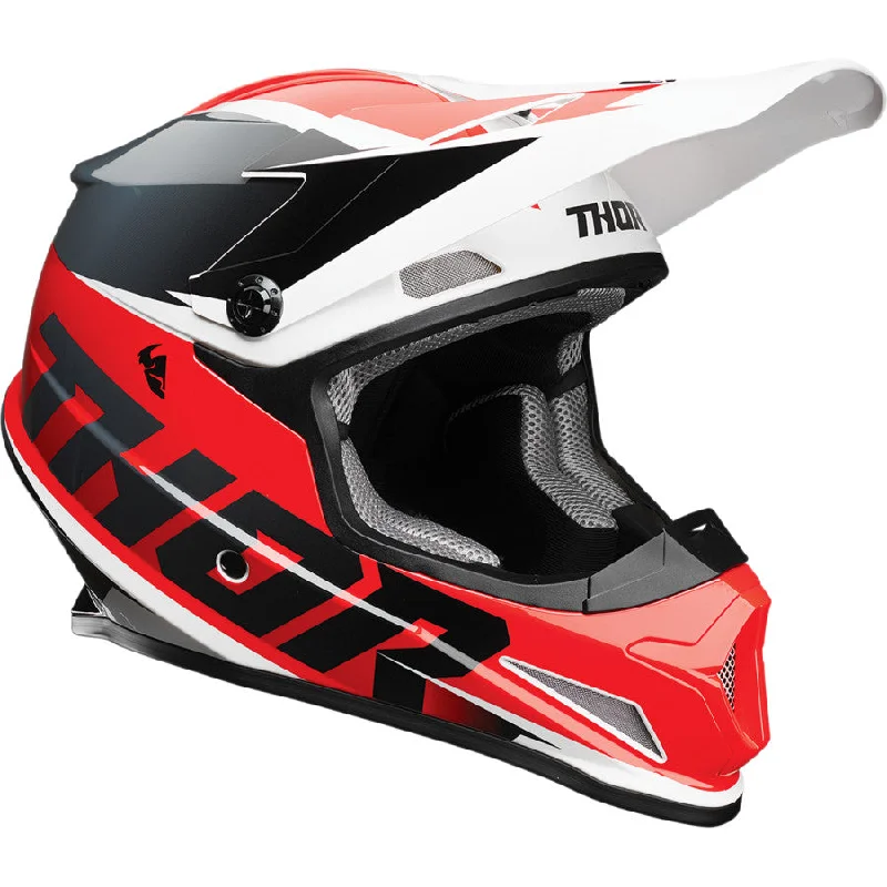 Thor Sector Fader Helmet - Red/Black