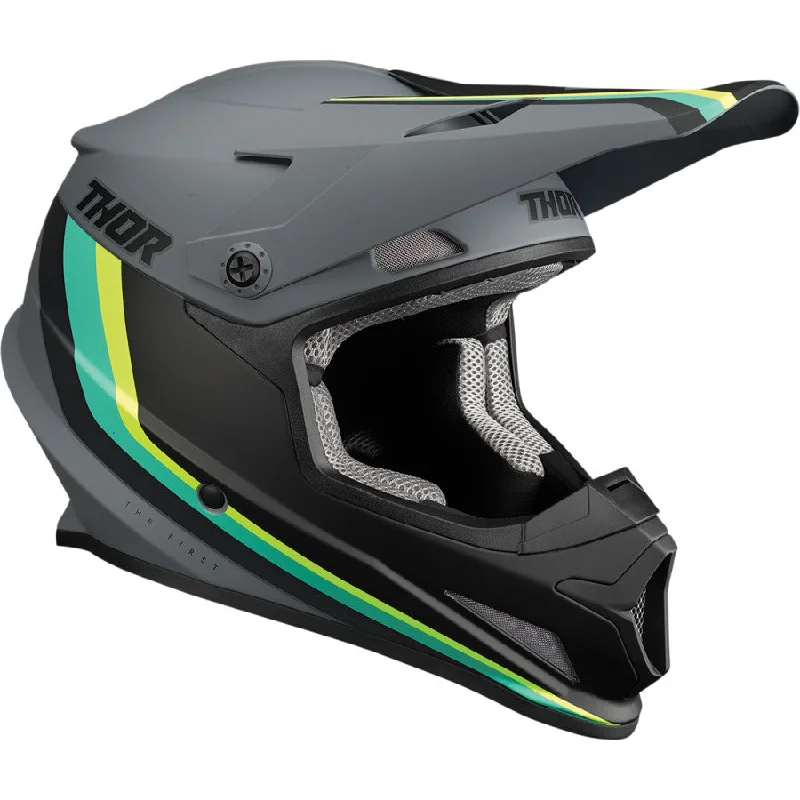 Thor Sector MIPS Runner Helmet - Grey/Teal