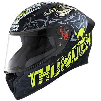 THUNDER D9 DECOR WITH MIRROR VISOR