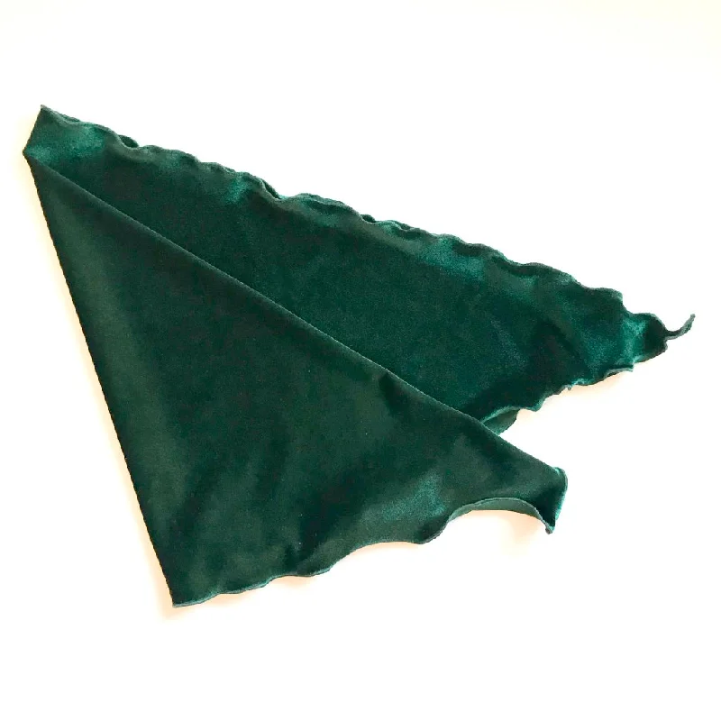 Velvet Chemo Head Scarf Bottle Green