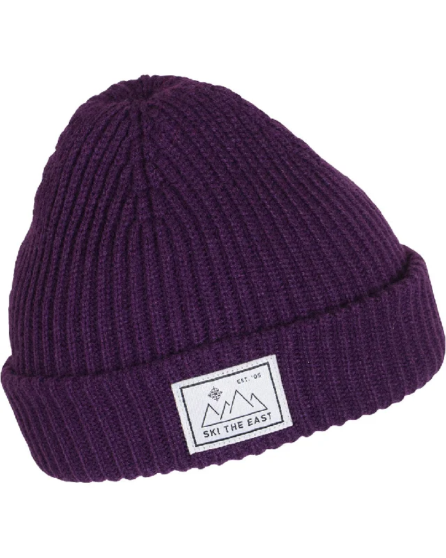 Women's Double Down Beanie - Deep Purple