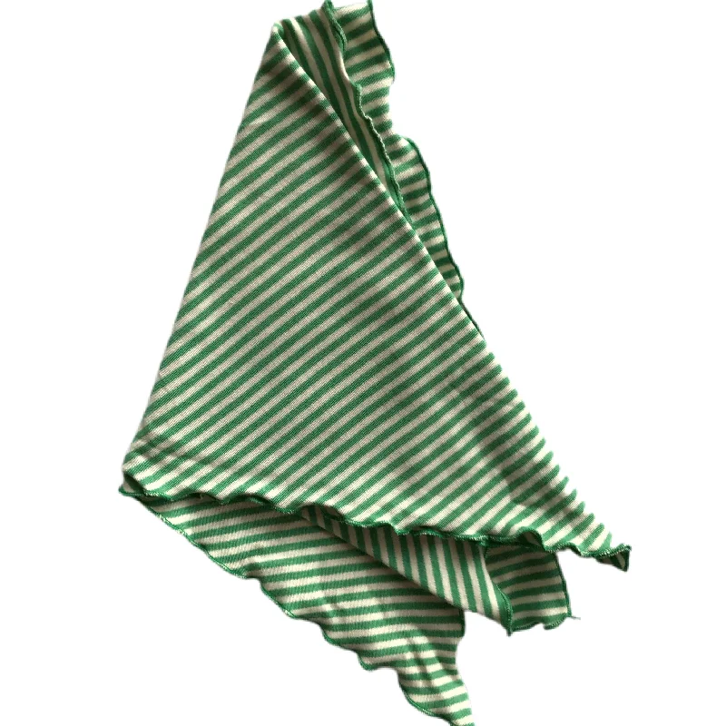 Women's Fun Chemo Headscarf Bandana Green Stripe