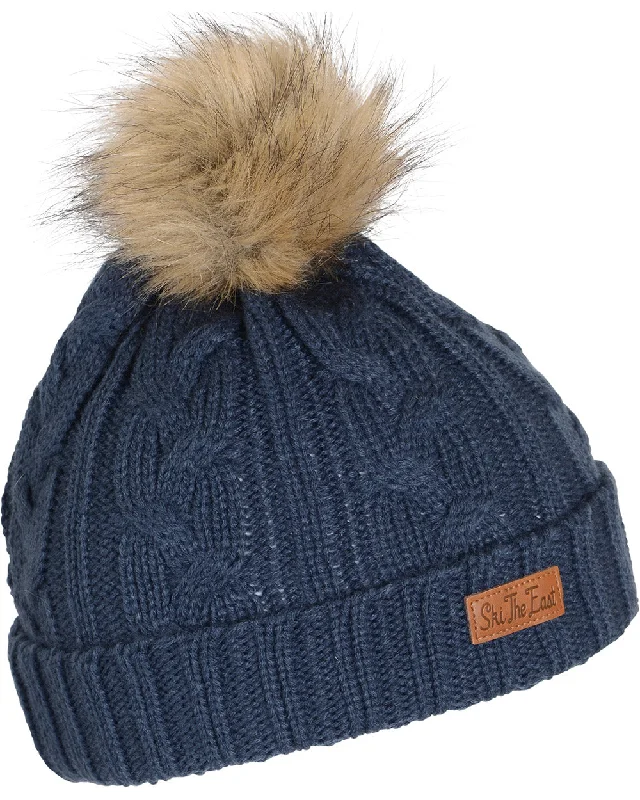 Women's Trapper Beanie - Indigo