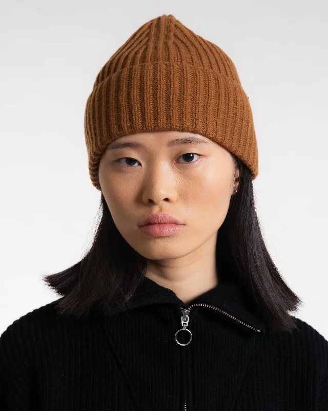 Wool Cashmere Beanie Capuccino